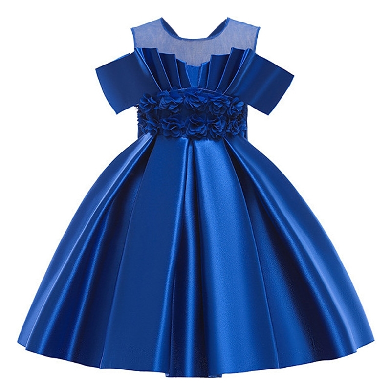 Flower Girl Dress Baby Princess Dresses for Kids Girls Wedding Party Vestidos Infant Tutu Kid Christmas Clothes 210508