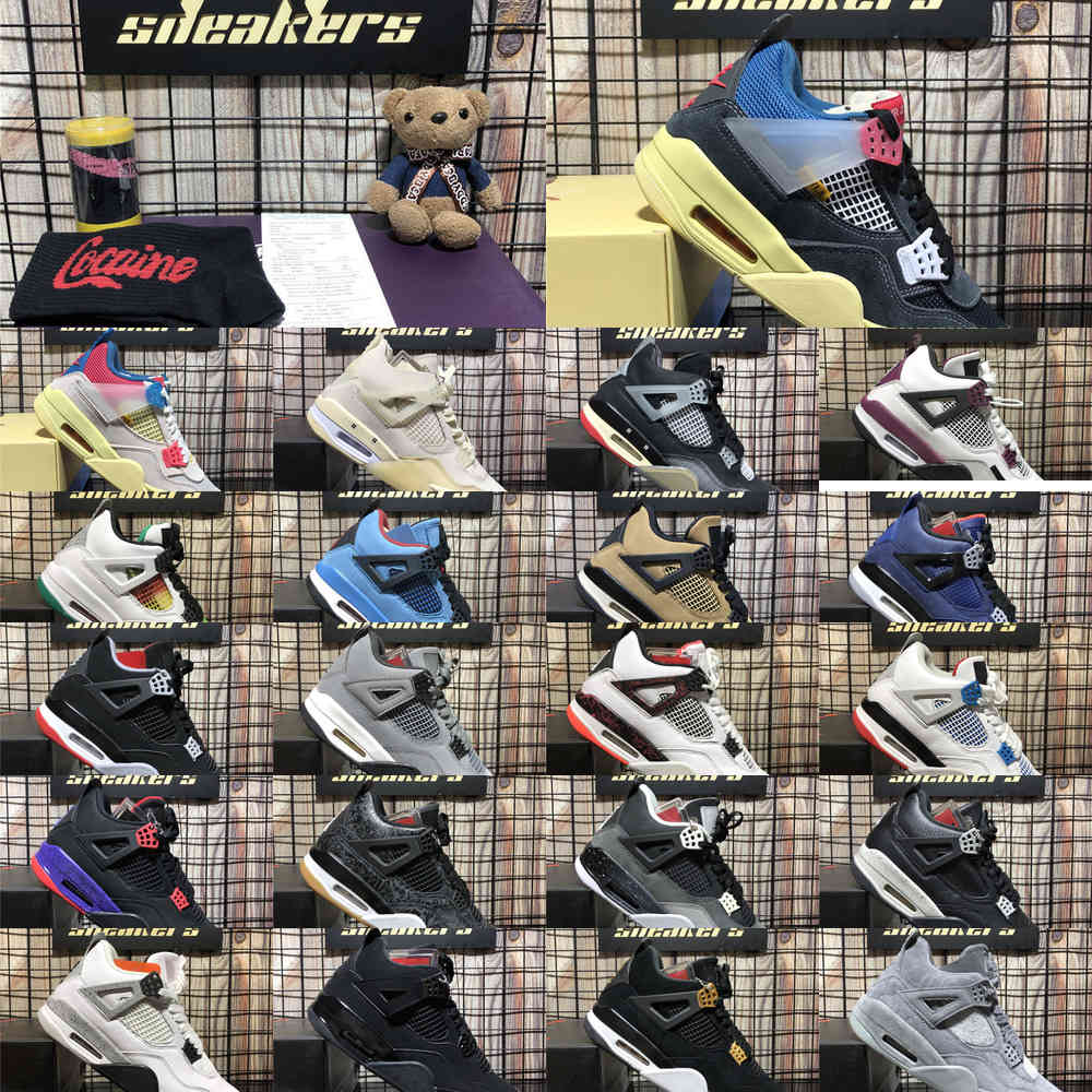 Top Quality Pairs Guava Ice Cream Sail Bred Men Women Jumpman 4 4s Basketball Shoes Black Cat Cool Grey Cactus Jack Sports Sneakers297R, Colour 12
Top Quality Pairs Guava Ice Cream Sail Bred Men Women Jumpman 4 4s Basketball Shoes Black Cat Cool Grey Cactus Jack Sports Sneakers297R, Colour 12