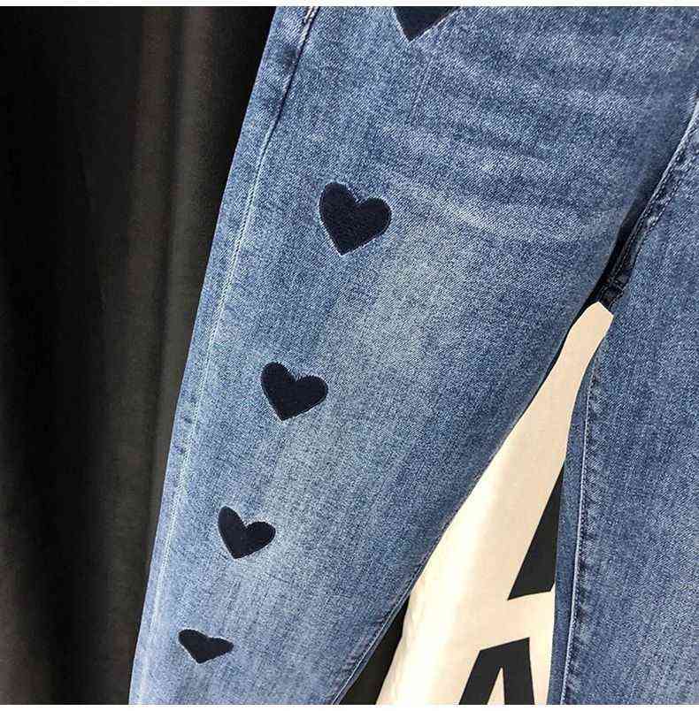 Women Denim Harem Pants Loose Casual Korean Mom Jean Boyfriend Jeans For Women mid Waist Plus Size 211112