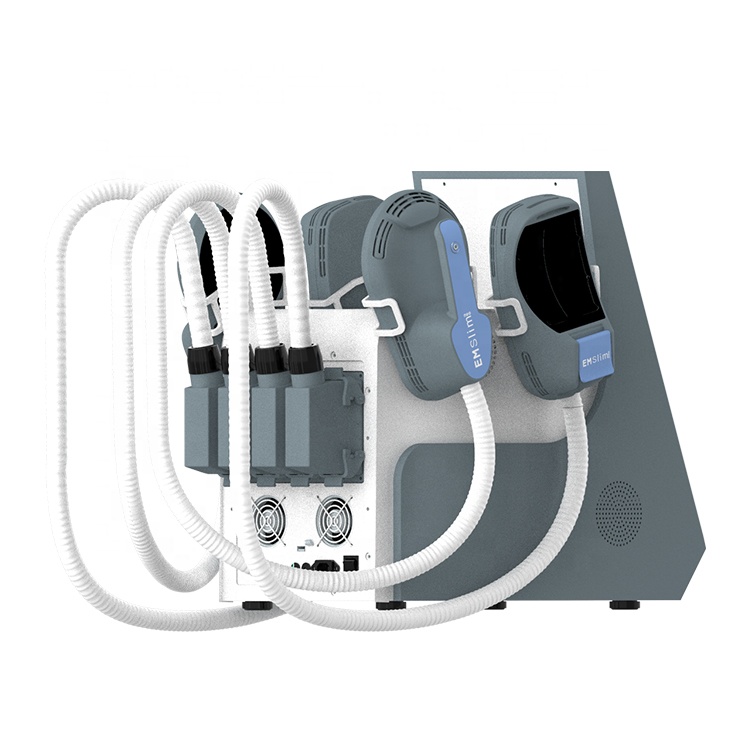 4 handles Equipment RF EMslim HIEMTs body shaping machine Tesla EMS electromagnetic Muscle Stimulation fat burning beauty