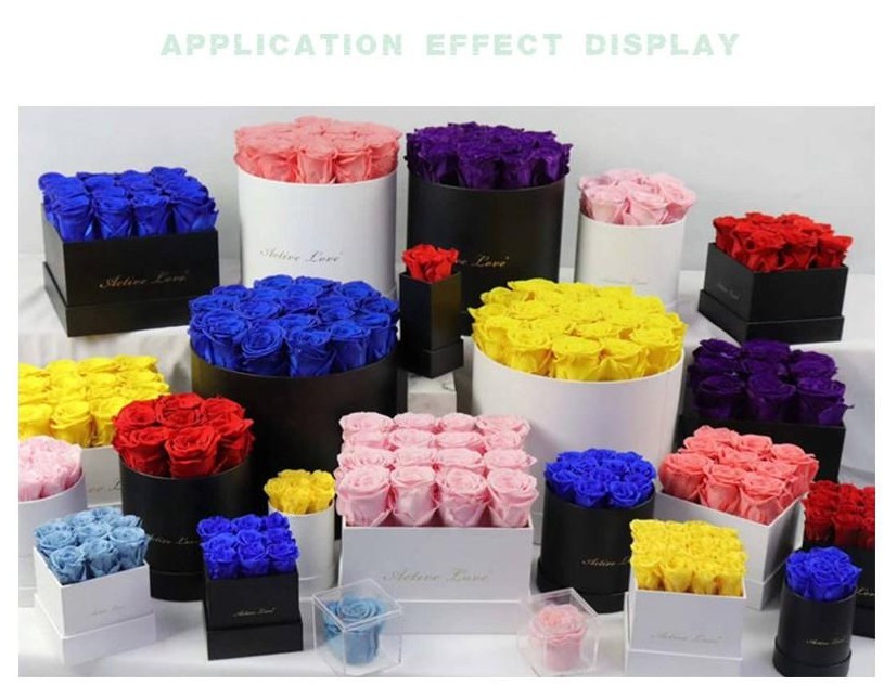 Eternal Wers Holding Bucket Valentine's Day Gift Box Rose Decorative Wer Girlfriend Wife Romantic Festival Present