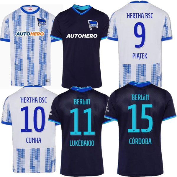 21 22 Hertha Berlin soccer jerseys home PIATEK away black 2021 2022 TOUSART BOYATA CÓRDOBA Lukebakio CUNHA SERDAR fOOTBALL SHIRTS blue white uniforms, Away man 2
21 22 Hertha Berlin soccer jerseys home PIATEK away black 2021 2022 TOUSART BOYATA CÓRDOBA Lukebakio CUNHA SERDAR fOOTBALL SHIRTS blue white uniforms, Away man 2
