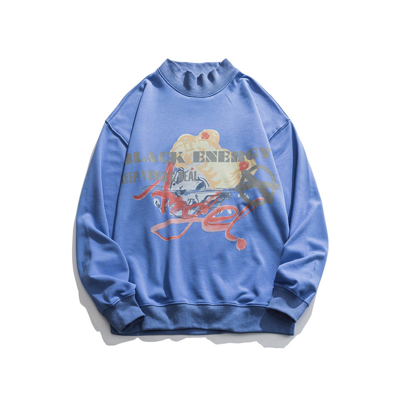 Men's Hoodies & Sweatshirts Autumn Winter Men Long Sleeve Half Turtleneck Loose Print Pullover Hoodie Male Hip Hop Streetwear Casu, Black
Men's Hoodies & Sweatshirts Autumn Winter Men Long Sleeve Half Turtleneck Loose Print Pullover Hoodie Male Hip Hop Streetwear Casu, Black