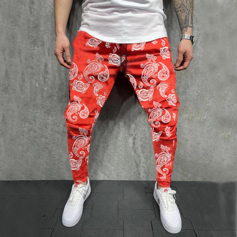 Printing Men Jogging Pants GYM Training Pant Sportswear Joggers Sports Running Swearing Sweatpants Men's