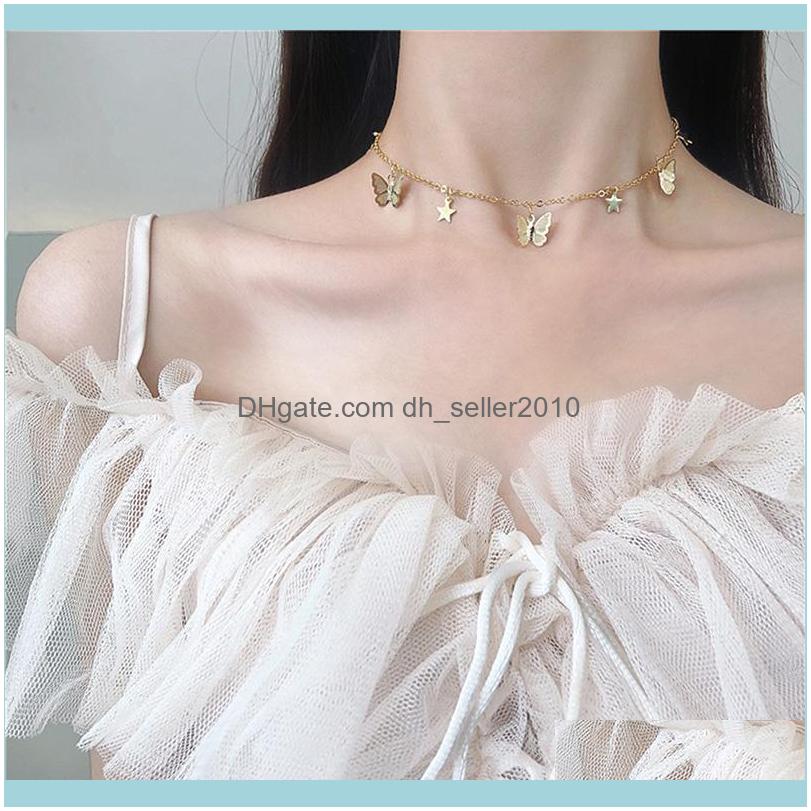 & Pendants Jewelrychoker Butterfly Stars Chain Necklaces For Women Gold Sier Color Clavicle Minimalist Jewelry Collier Femme Chokers Drop De
& Pendants Jewelrychoker Butterfly Stars Chain Necklaces For Women Gold Sier Color Clavicle Minimalist Jewelry Collier Femme Chokers Drop De