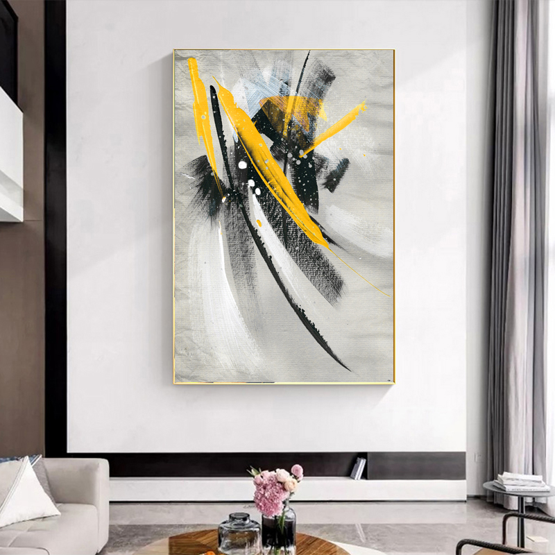 Colorful Line Posters And Prints Abstract Picture Canvas Painting Wall Art For Living Room Home Decoration NO FRAME