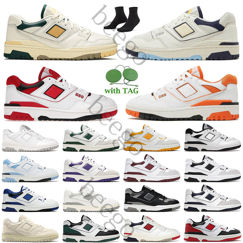 Fashion Women Mens B550 Casual Shoes 550 BB550 Aime Leon Dore Green Yellow Rich Paul Grey Red Sea Salt Black Syracuse Burgundy Trainers With Socks Designer Sneakers, Need box
Fashion Women Mens B550 Casual Shoes 550 BB550 Aime Leon Dore Green Yellow Rich Paul Grey Red Sea Salt Black Syracuse Burgundy Trainers With Socks Designer Sneakers, Need box