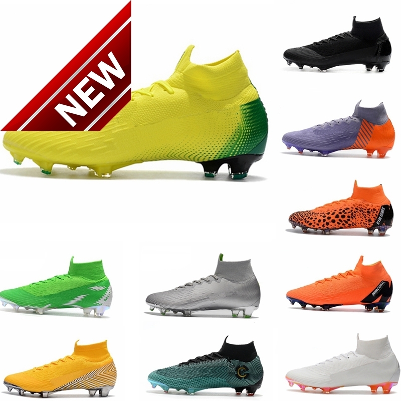 Mens Mercurial Superfly VI 360 Elite Ronaldo FG CR soccer shoes chaussures football boots high ankle Soccer Cleats, 18
Mens Mercurial Superfly VI 360 Elite Ronaldo FG CR soccer shoes chaussures football boots high ankle Soccer Cleats, 18