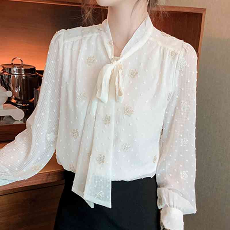 Long Sleeve Blouse Women Blusas Mujer De Moda Bow V-Neck Chiffon Blouse Shirt Women Clothing Tops Women Blouses Blusa E398 210602, Apricot
Long Sleeve Blouse Women Blusas Mujer De Moda Bow V-Neck Chiffon Blouse Shirt Women Clothing Tops Women Blouses Blusa E398 210602, Apricot