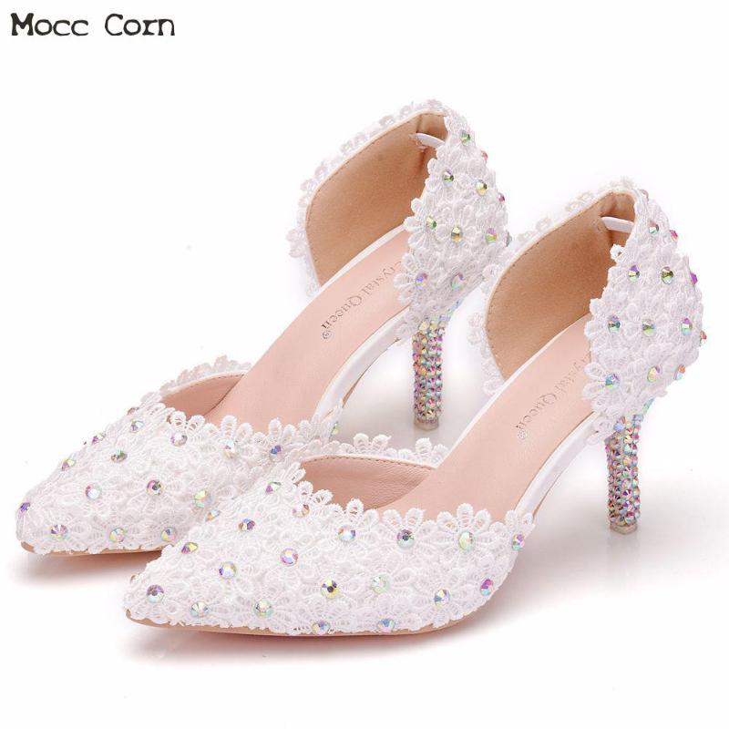Sexy High Heels Women Shoes Lace Crystal Bridal Wedding Party Bride Princess Ladies Sandals Pumps Zapatos Mujer Dress, Black
Sexy High Heels Women Shoes Lace Crystal Bridal Wedding Party Bride Princess Ladies Sandals Pumps Zapatos Mujer Dress, Black