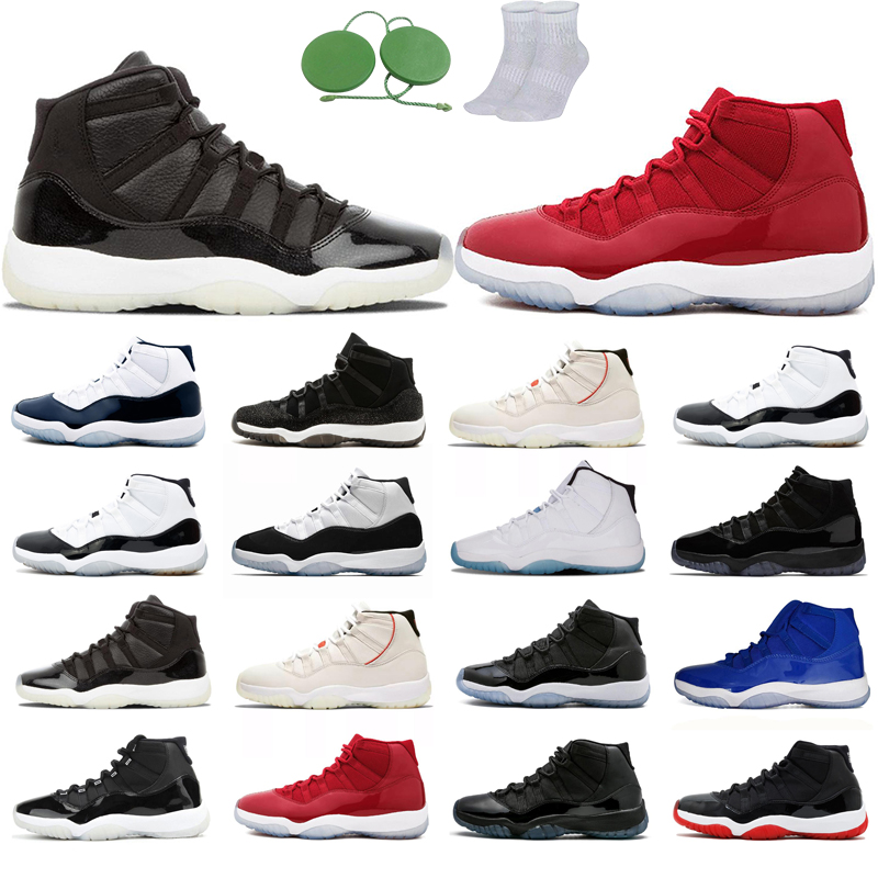 11s fashion basketball shoes man PRM Heiress Midnight Navy blue 72-10 gym red space jam Platinum Tint Prom Night Legend Concord 45 23 Bred High 25th Colorful light, 25th anniversary
11s fashion basketball shoes man PRM Heiress Midnight Navy blue 72-10 gym red space jam Platinum Tint Prom Night Legend Concord 45 23 Bred High 25th Colorful light, 25th anniversary