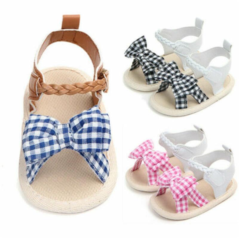 First Walkers Baby Kids Girls Cute Walker Crib Shoes Born Summer Footwear Infant Bowknot Plaid Anti-slip
First Walkers Baby Kids Girls Cute Walker Crib Shoes Born Summer Footwear Infant Bowknot Plaid Anti-slip