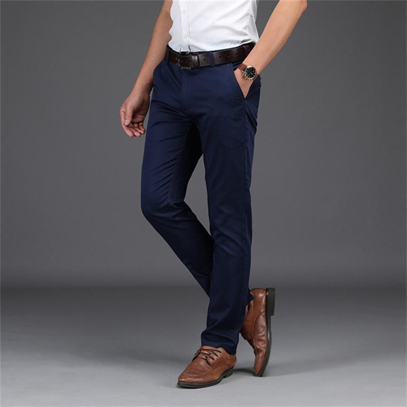Men's Pants 2021 Middle-aged Casual Ice Silk Cotton Business Small Straight Trousers, Black
Men's Pants 2021 Middle-aged Casual Ice Silk Cotton Business Small Straight Trousers, Black