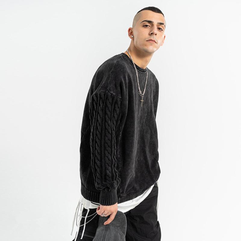 Sweatershirt Autumn Winter Streetwear Men Clothing Pullover O-neck Fashion Casual Couple Male Sweaters, Black
Sweatershirt Autumn Winter Streetwear Men Clothing Pullover O-neck Fashion Casual Couple Male Sweaters, Black