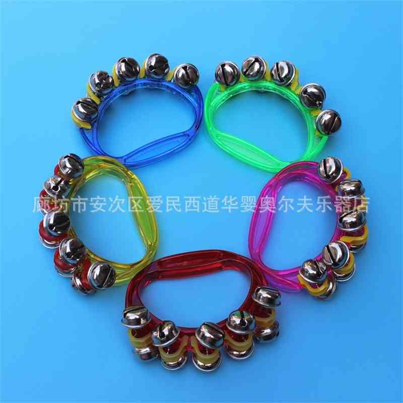 Plastic string baby hand ring bell Orff children's percussion instrument toys kindergarten early education teaching aid holding the
Plastic string baby hand ring bell Orff children's percussion instrument toys kindergarten early education teaching aid holding the