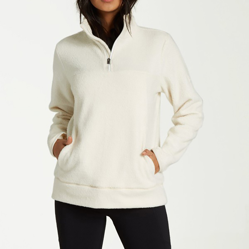 Women Hoodies Autumn Winter Warm Zipper Pocket Hoodie Casual Long Sleeve Fleece Pullover Solid Color Women Teddy Sweatshirts 210414