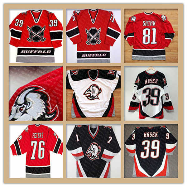 Buffalo Sabres Vintage 48 Daniel Briere 39 DOMINIK HASEK 29 JASON POMINVILLE 9 DEREK ROY Jason Woolley Brian Campbell Curtis Brown Jerseys, Black
Buffalo Sabres Vintage 48 Daniel Briere 39 DOMINIK HASEK 29 JASON POMINVILLE 9 DEREK ROY Jason Woolley Brian Campbell Curtis Brown Jerseys, Black