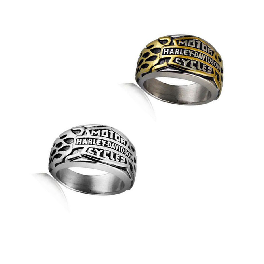 Men Punk Band Ring 316L Stainless Titanium Steel Creative Personality Gold Silver Harley Motorcycle Jewelry Finger Rings SIze 7/8/9/10/11/12/13
Men Punk Band Ring 316L Stainless Titanium Steel Creative Personality Gold Silver Harley Motorcycle Jewelry Finger Rings SIze 7/8/9/10/11/12/13