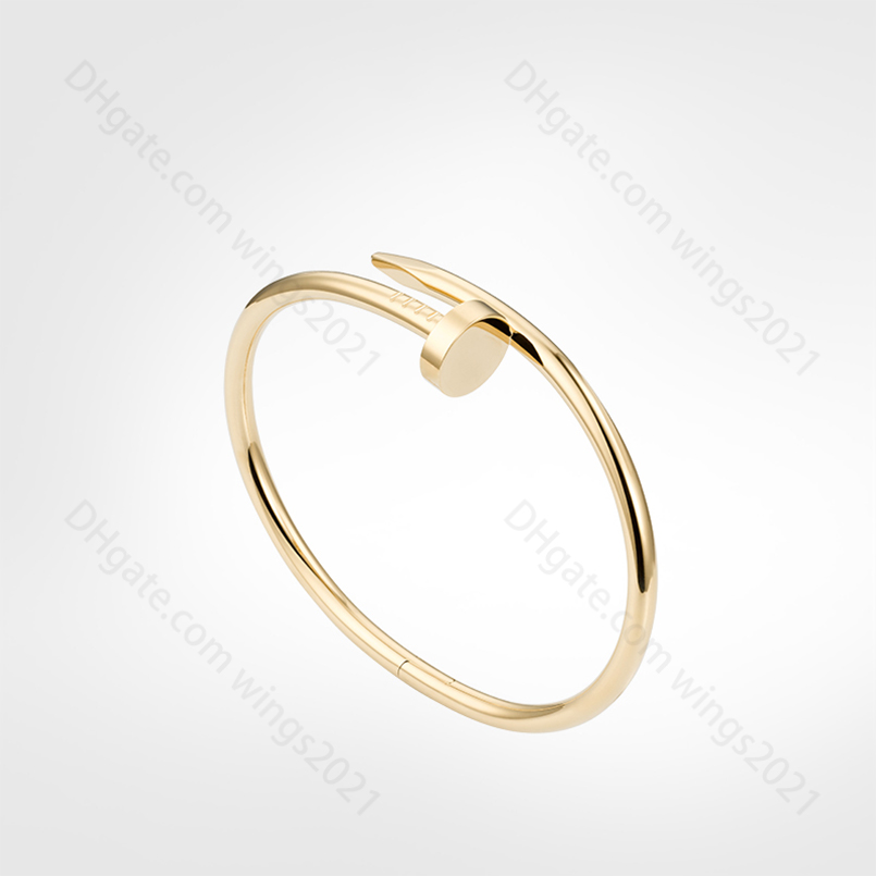 Classic Nail Bracelet mens Bracelets LOVE designer Bangle luxury jewelry women Titanium steel Alloy Gold-Plated Craft Gold Silver Rose Never, Black
Classic Nail Bracelet mens Bracelets LOVE designer Bangle luxury jewelry women Titanium steel Alloy Gold-Plated Craft Gold Silver Rose Never, Black
