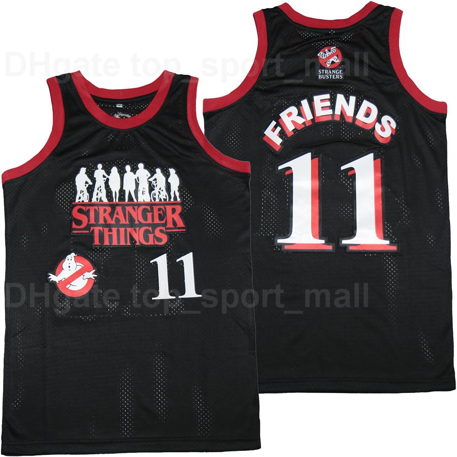 STRANGER THINGS ELEVEN 11 Friends Basketball Jersey Men Black Team Color Sport Uniform Pure Cotton All Stitched Breathable Excellent Quality
STRANGER THINGS ELEVEN 11 Friends Basketball Jersey Men Black Team Color Sport Uniform Pure Cotton All Stitched Breathable Excellent Quality