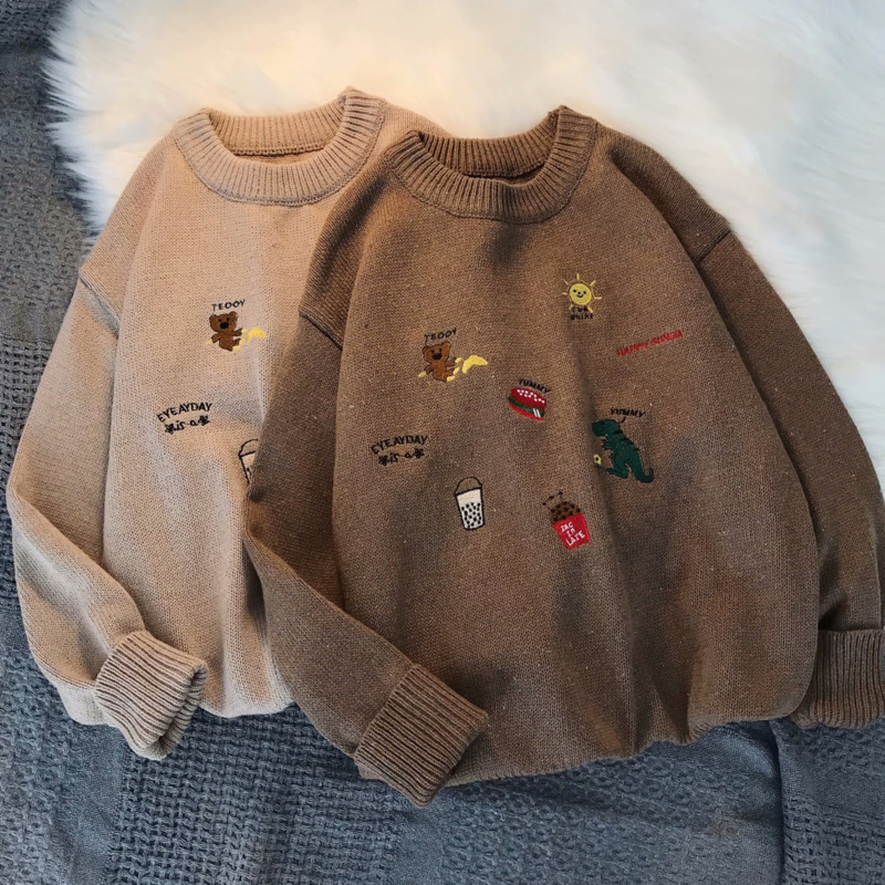 2021 fall winter new fashion cartoons suede sweater long sleeve o-neck women casual warm pullovers korean sweater oversize women, Black
2021 fall winter new fashion cartoons suede sweater long sleeve o-neck women casual warm pullovers korean sweater oversize women, Black