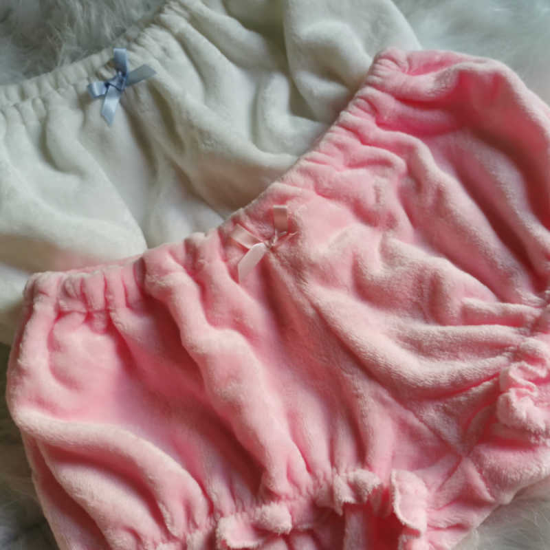 Sexy Bunny Girl Cow Cosplay Outfit White Pink Cute Anime Panties Roleplay Maid Costume Soft Velvet Sleepwear Kawaii Lingerie New Y0913