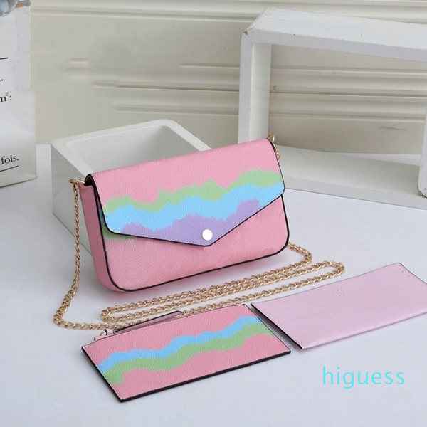 Designer- classic fashion luxury women's one shoulder bag three piece leather chain designer Wallet size 22*13*4, Colour 1
Designer- classic fashion luxury women's one shoulder bag three piece leather chain designer Wallet size 22*13*4, Colour 1