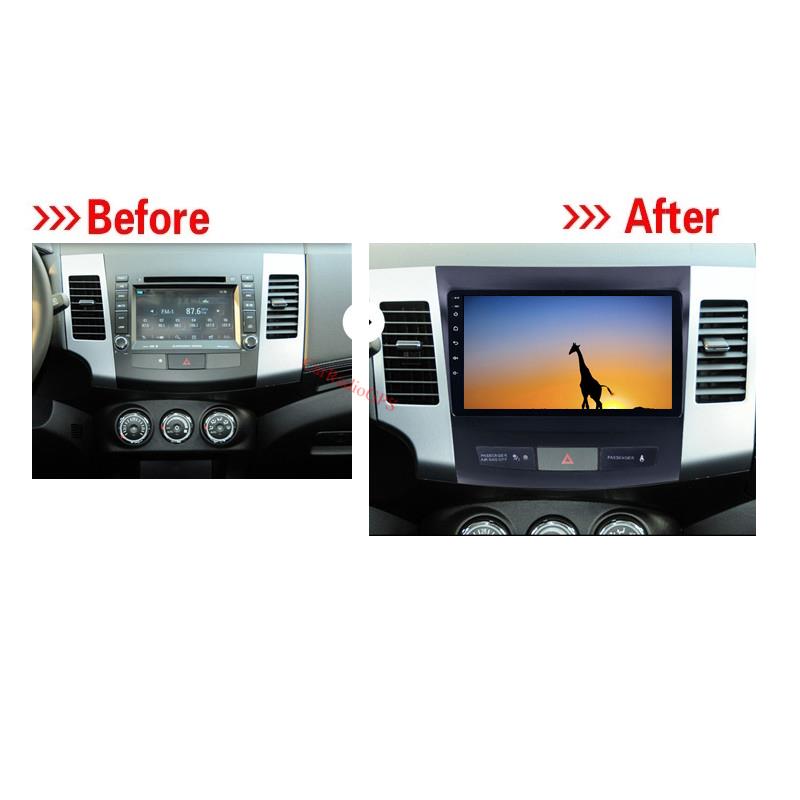 Android 10 Car dvd Radio Player for MITSUBISHI Outlander 2006-2014 Auto Stereo Support Wifi Backup Camera GPS Head Unit 9 Inch