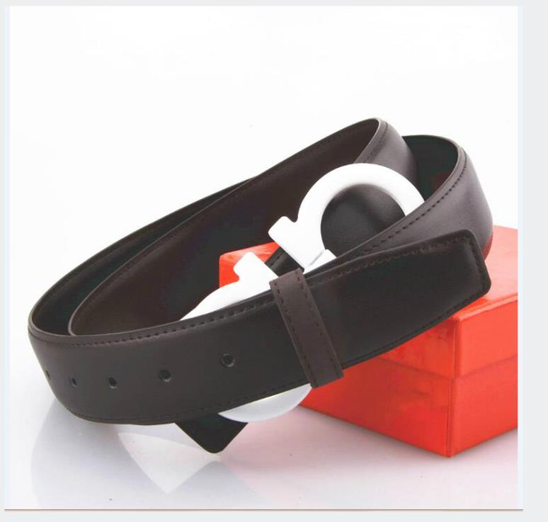 Genuine leather belt Big large buckle designer belts men women high quality new mens belts with box от DHgate WW