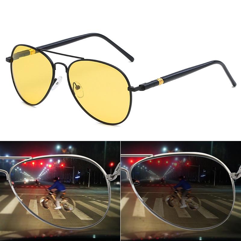 Sunglasses Metal Pilot Polarized Men Night Vision Glasses Alloy Anti Glare Drivers Driving Goggles Zonnebril Heren
Sunglasses Metal Pilot Polarized Men Night Vision Glasses Alloy Anti Glare Drivers Driving Goggles Zonnebril Heren