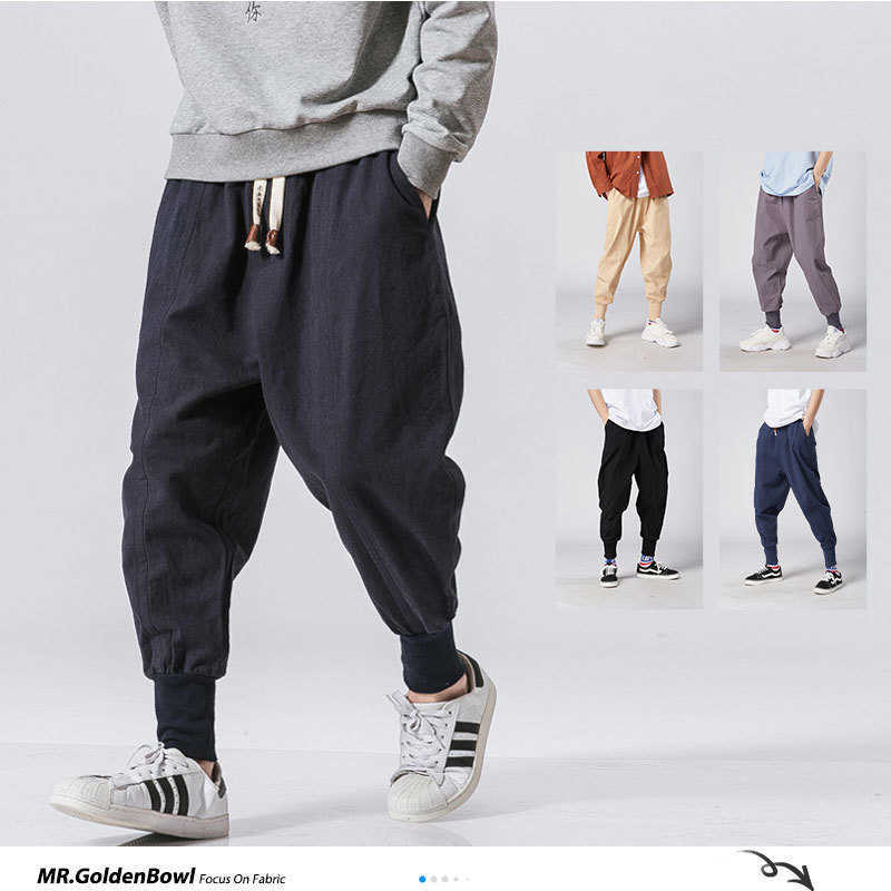 MrGB Cotton Linen Jogger Pants Men Streetwear Casual Harem Pants Men Trouser Summer Cool Pants Oversized Men' Clothing 210616, Gray
MrGB Cotton Linen Jogger Pants Men Streetwear Casual Harem Pants Men Trouser Summer Cool Pants Oversized Men' Clothing 210616, Gray
