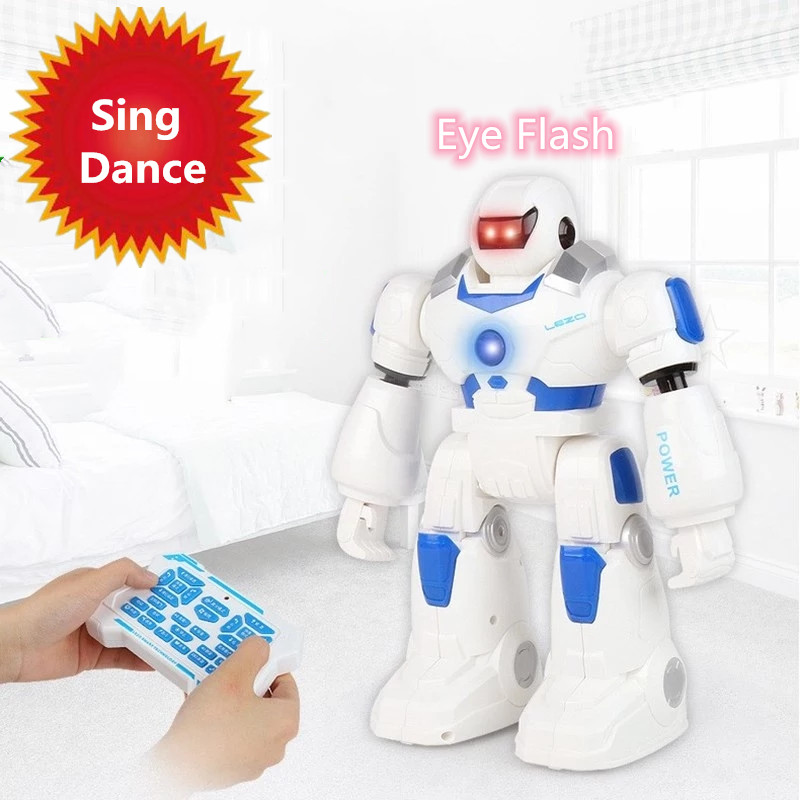 Child Learning Toy 2.4G Remote Control Intelligent Smart Robot Walking Dancing Singing Eye Flash Ligths Toys Kid Best Gift Model, White
Child Learning Toy 2.4G Remote Control Intelligent Smart Robot Walking Dancing Singing Eye Flash Ligths Toys Kid Best Gift Model, White