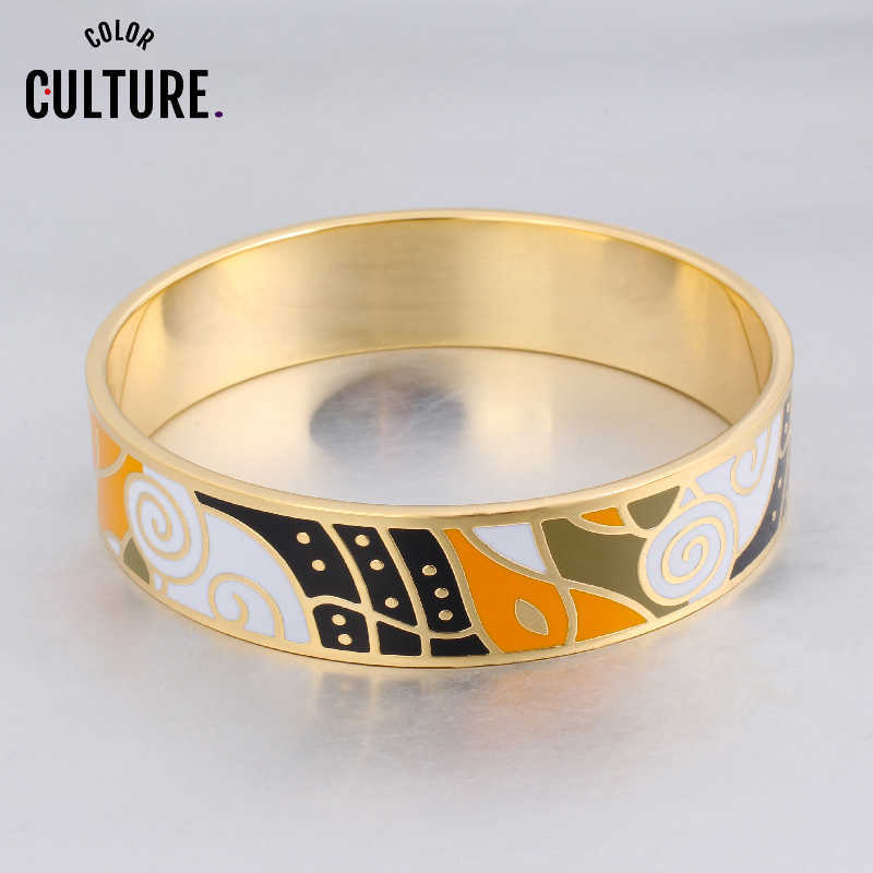 Dropshipping Big Geometry Designs Bracelet Vintage Gold-color Stainless Steel Enamel Bangles for Women Ethnic Jewelry Q0720
Dropshipping Big Geometry Designs Bracelet Vintage Gold-color Stainless Steel Enamel Bangles for Women Ethnic Jewelry Q0720