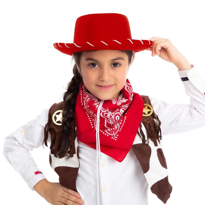 Fashion Western Cowboy Hat Children's Red Cowgirls Hats Wide Brim Caps Role Play Party Accessories Holiday Beach Travel Cap LL3 &, Yellow
Fashion Western Cowboy Hat Children's Red Cowgirls Hats Wide Brim Caps Role Play Party Accessories Holiday Beach Travel Cap LL3 &, Yellow