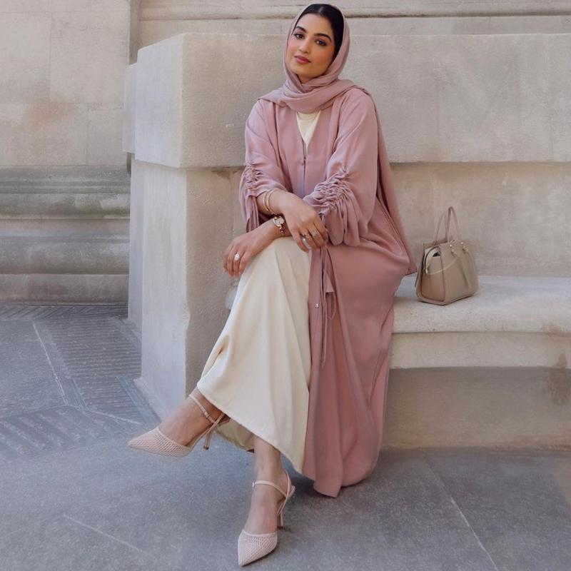 Ethnic Clothing Ramadan Eid Open Abaya Dubai Turkey Muslim Hijab Dress Bunch Sleeve Abayas For Women Islamic Caftan Robe Djellaba Femme
Ethnic Clothing Ramadan Eid Open Abaya Dubai Turkey Muslim Hijab Dress Bunch Sleeve Abayas For Women Islamic Caftan Robe Djellaba Femme