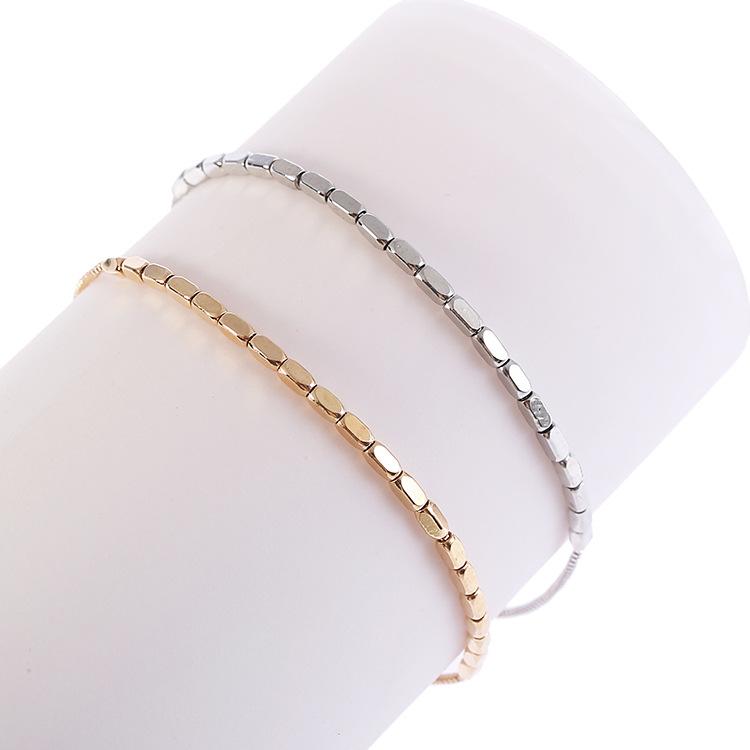 Charm Bracelets Dainty Simple Bracelet For Women Slide Clasp Gift Ladies Fashion Jewelry No Minimum Order
Charm Bracelets Dainty Simple Bracelet For Women Slide Clasp Gift Ladies Fashion Jewelry No Minimum Order