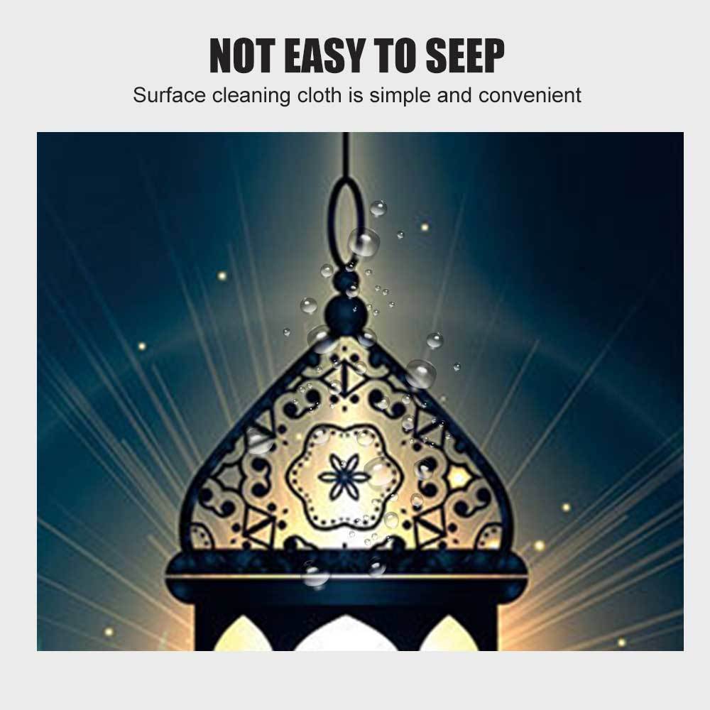 Light In The Dark Religion Lantern Arabic Style Creative Doors Home Stickers For Bedroom Parlor Corridor Door Decoration
