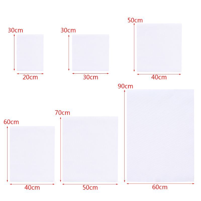 White Empty Dust Artist Roll Cat For Aquarelles Acryl Olive Oil Painting Deliveries White Canvas For Painting