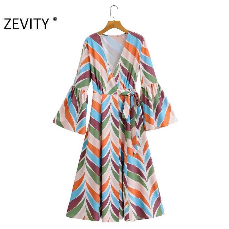 ZEVITY Women Vintage cross v neck colorful striped print casual kimono Dress ladies flare sleeve lace up Vestidos Dresses DS4312 210603, As pic ds4312ff
ZEVITY Women Vintage cross v neck colorful striped print casual kimono Dress ladies flare sleeve lace up Vestidos Dresses DS4312 210603, As pic ds4312ff