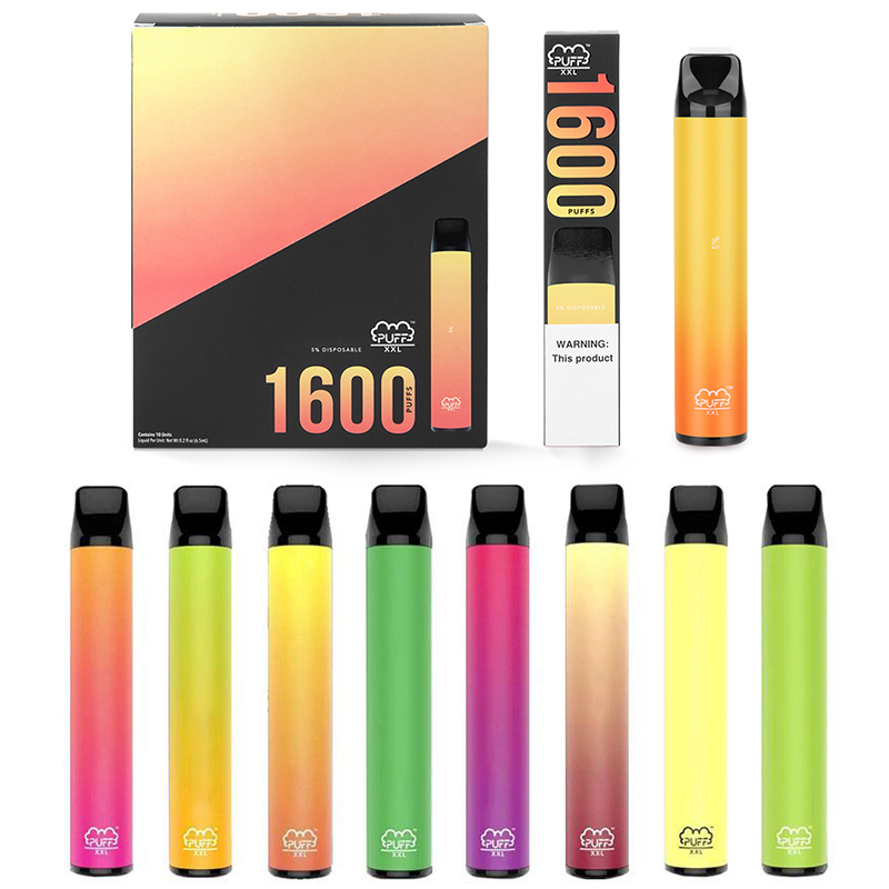 Lower Price PUFF XXL Disposable Vape Pen Kits 1600 Puffs Bar cigarettes 1000mAh Battery 6.5ML Vapor Pod Device eCigs Electronic E Cigarette 
Lower Price PUFF XXL Disposable Vape Pen Kits 1600 Puffs Bar cigarettes 1000mAh Battery 6.5ML Vapor Pod Device eCigs Electronic E Cigarette
