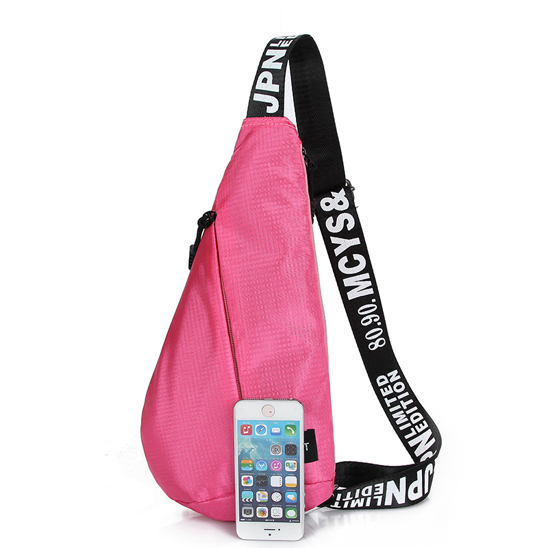 Men's and women's universal chest bag waterproof shoulder bag large capacity outdoor leisure Messenger bag