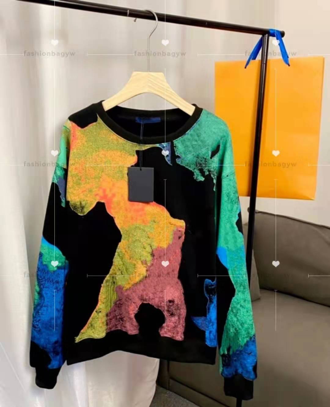 Men Sweatshirts Designer of mens and women matching turtleneck sweaters Luxury casual high street full body tie dye hip hop clothing Apparel ss21, Black
Men Sweatshirts Designer of mens and women matching turtleneck sweaters Luxury casual high street full body tie dye hip hop clothing Apparel ss21, Black