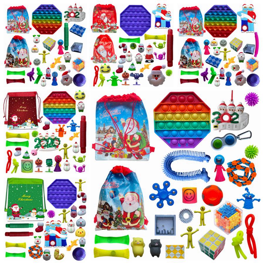 24pcs/set Christmas Fidget Toys Advent Calender Bag Silicone Simple Dimple Decompression Toy Push Bubbles Xmas Blind Bags Gift
24pcs/set Christmas Fidget Toys Advent Calender Bag Silicone Simple Dimple Decompression Toy Push Bubbles Xmas Blind Bags Gift