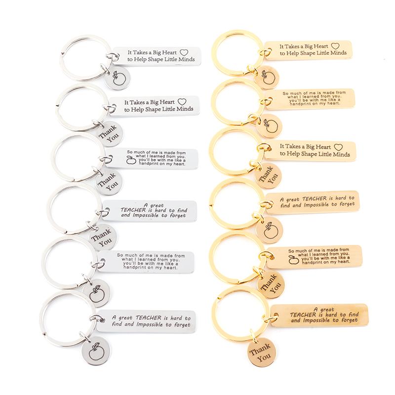 Keychains Teachers Day Gift Keychain Jewelry Thank You Teacher Pendant Charm Souvenir
Keychains Teachers Day Gift Keychain Jewelry Thank You Teacher Pendant Charm Souvenir