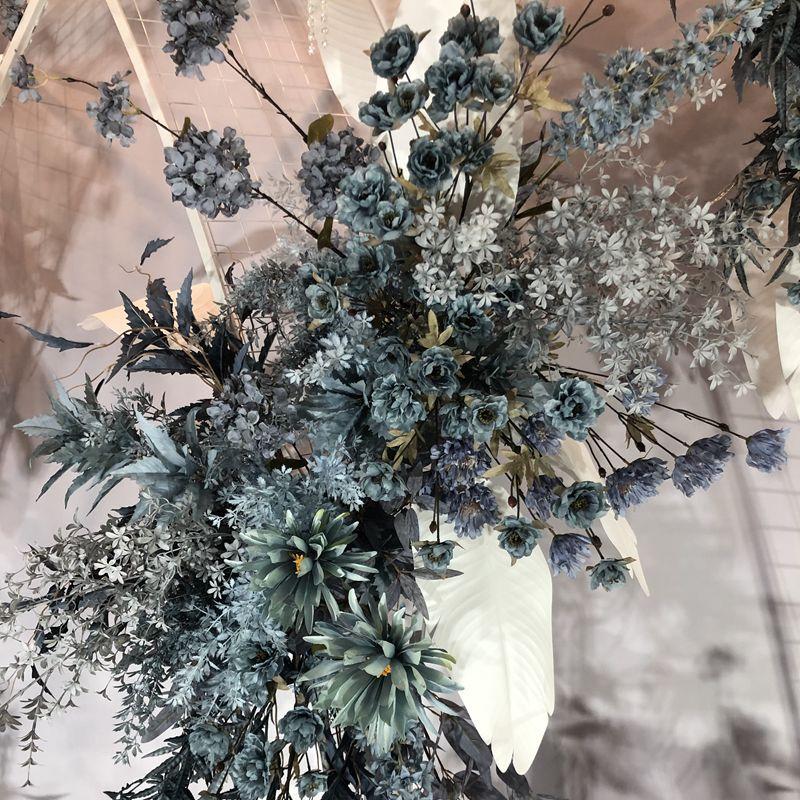 Decorative Flowers & Wreaths Artificial Flower Gray Blue Haze Rose Peony Wedding Cloth Field Silk Decoration Floral Material, 20
Decorative Flowers & Wreaths Artificial Flower Gray Blue Haze Rose Peony Wedding Cloth Field Silk Decoration Floral Material, 20
