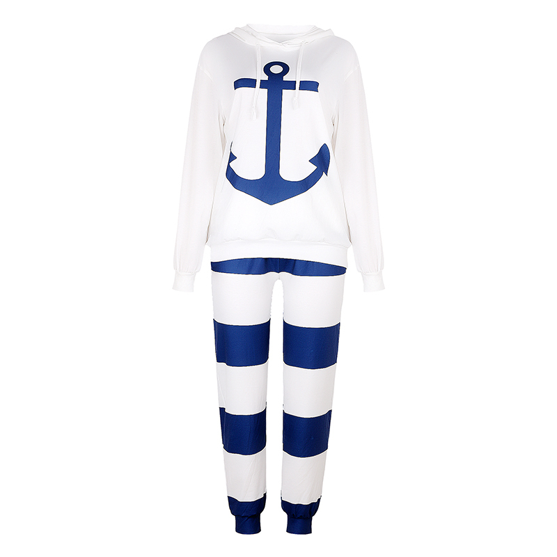 women Two Pieces suit Hooded Sweatshirt long pants autumn winter Sports Setswarm Wear Fashion Outfit 210422