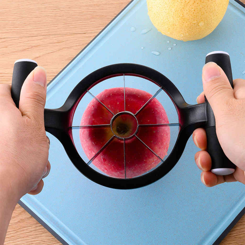 Stainless splitting fruit comfort handle multifunctional fruit cutter for apple peeler kitchen accessories