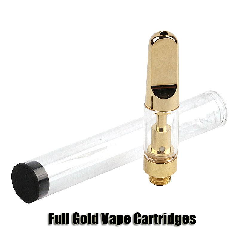 Full Gold Vape Cartridges Atomizer 0.5ml 0.8ml 1.0ml Thick Oil Carts Ceramic Coil Pyrex Glass Tank for 510 Thread Battery Full Ceramic Coil Gold Metal Vape Carts
Full Gold Vape Cartridges Atomizer 0.5ml 0.8ml 1.0ml Thick Oil Carts Ceramic Coil Pyrex Glass Tank for 510 Thread Battery Full Ceramic Coil Gold Metal Vape Carts