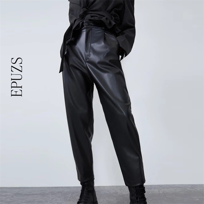 black PU leather pants women high waist casual office pencil korean 210521, Beige
black PU leather pants women high waist casual office pencil korean 210521, Beige