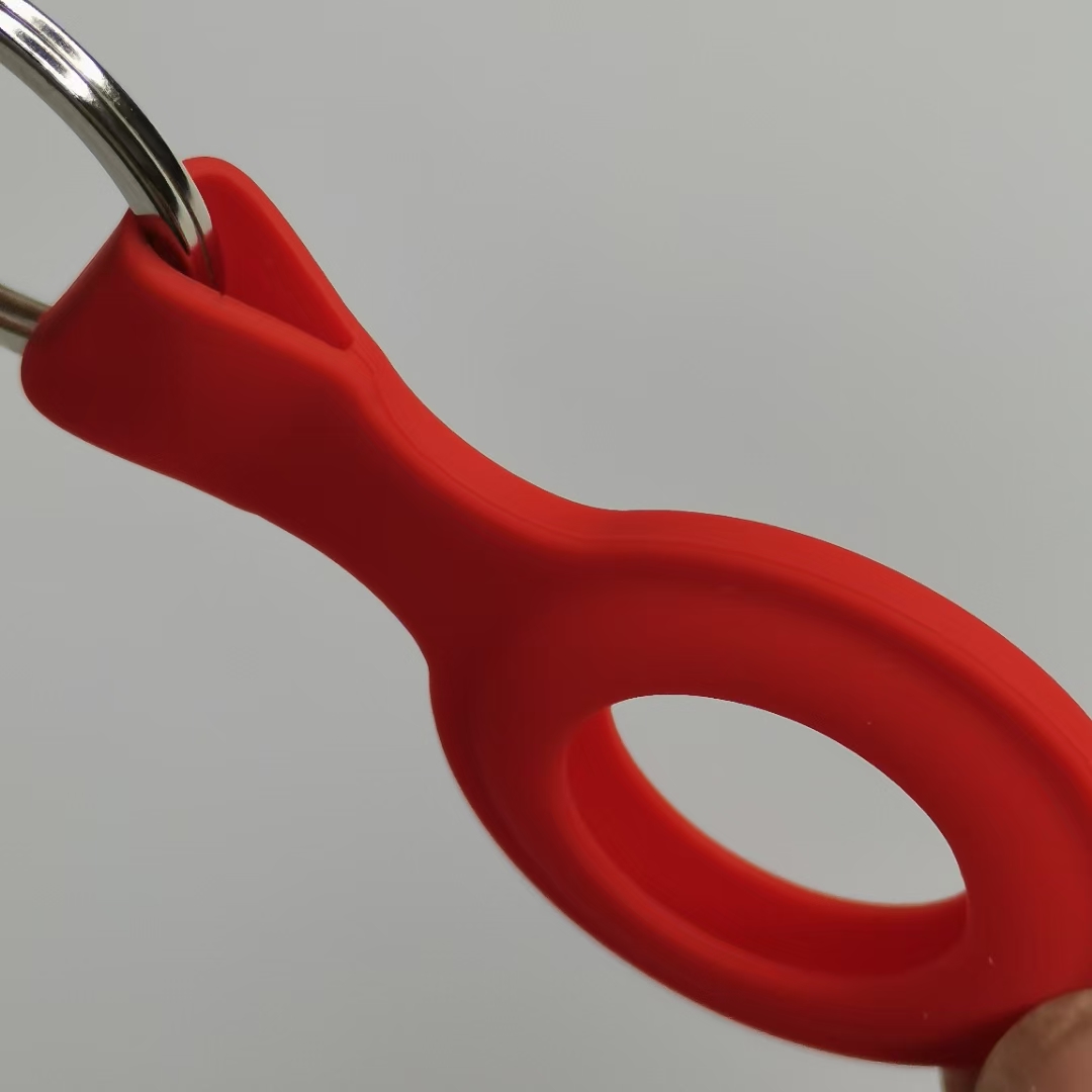 Silicone Protective Case Keychain Cover for Apple Airtags Airtag Air Tags Locator Tracker Anti-lost Device Protector Sleeve Anti fall scratc